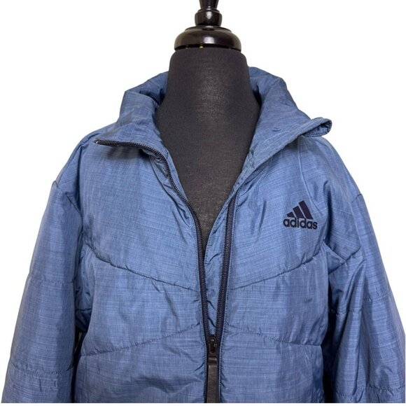 NEW Adidas BSC Performance Insulated Jacket Blue CZ0617 Men’s Size Small - Picture 4 of 16